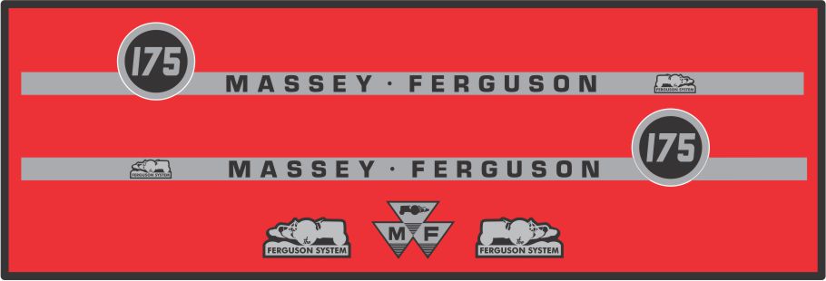 Simaco Nalepnice - Traktori - Massey Ferguson | Traktori - Massey Ferguson | MASSEY FERGUSON - 175