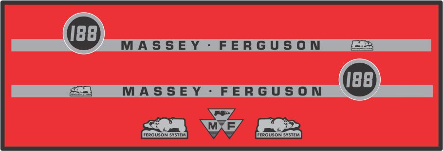 Simaco Nalepnice - Traktori - Massey Ferguson | Traktori - Massey Ferguson | MASSEY FERGUSON - 188
