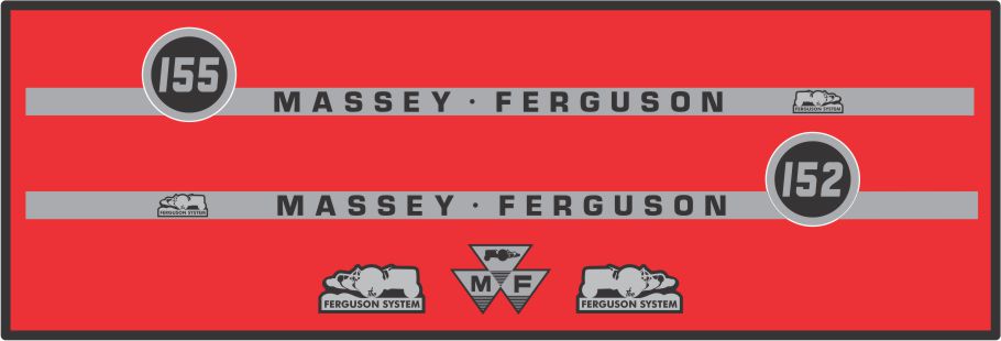 Simaco Nalepnice - Traktori - Massey Ferguson | Traktori - Massey Ferguson | MASSEY FERGUSON - 155